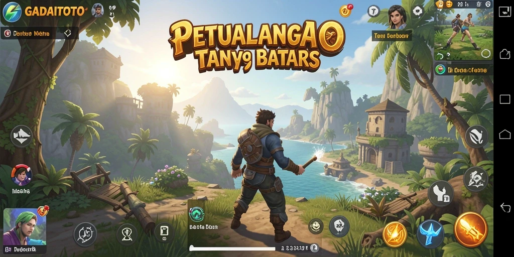 Tangkapan layar GADAITOTO menampilkan aksi seru dalam dunia terbuka.