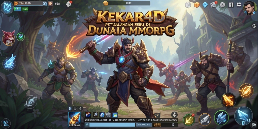 Tangkapan layar gameplay <strong>KEKAR4D</strong> dengan aksi seru di dunia MMORPG.