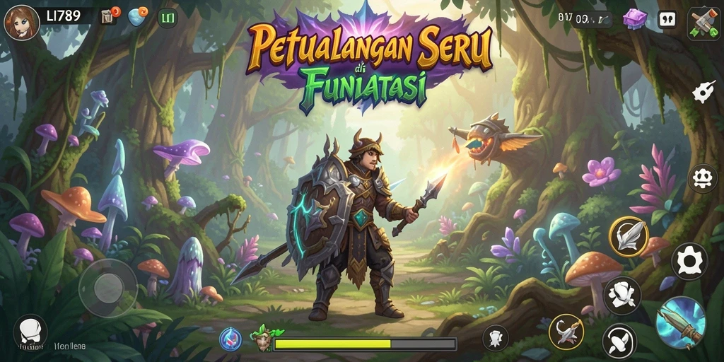 Tampilan gameplay LI789 yang menakjubkan dan penuh aksi petualangan.