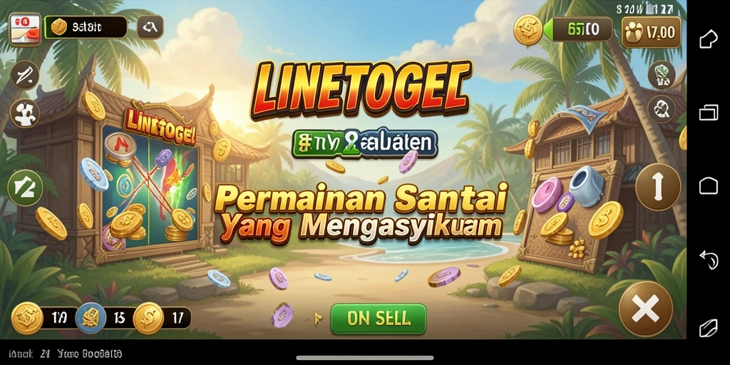 Tampilan gameplay LINETOGEL yang seru dan menghibur.