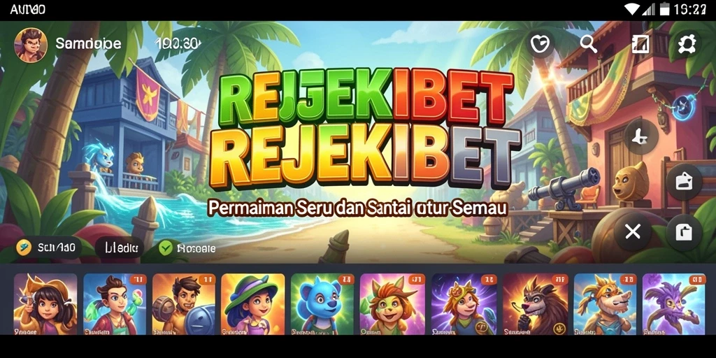 Tangkapan layar menunjukkan gameplay menghibur di REJEKIBET.
