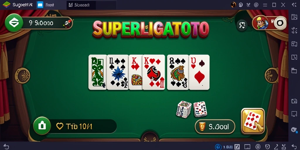 Tampilan gameplay yang menarik dari SUPERLIGATOTO.